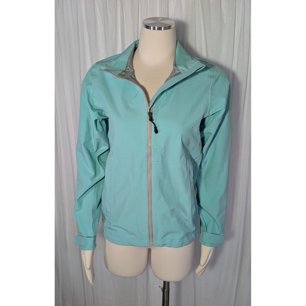 Ladies Green Wedge Golf Jacket Size Small‎